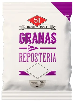 Granas para Repostería 51