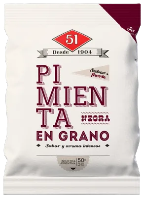 Pimienta Negra en Grano 51