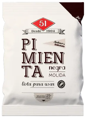 Pimienta Negra Molida 51