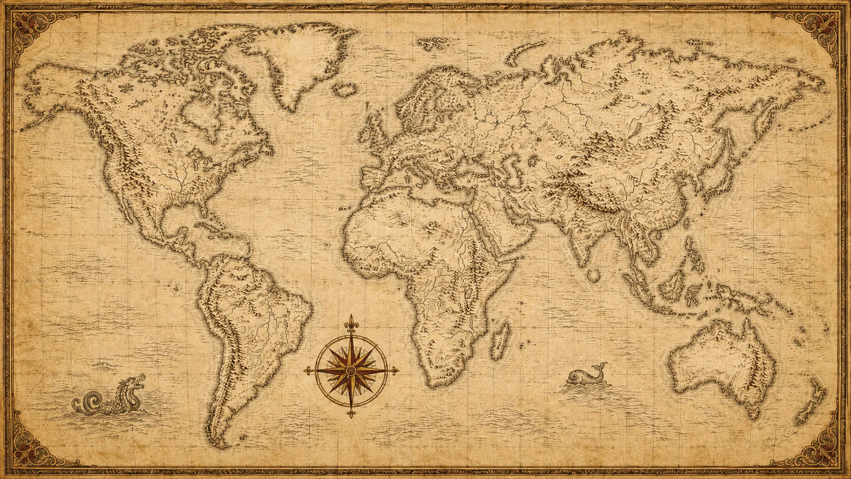 Mapa ilustrado del origen de las especias
